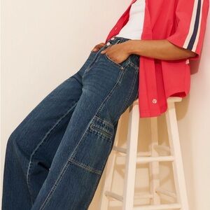 Habitual Jeans Cargo Extra Wide Leg Size 29